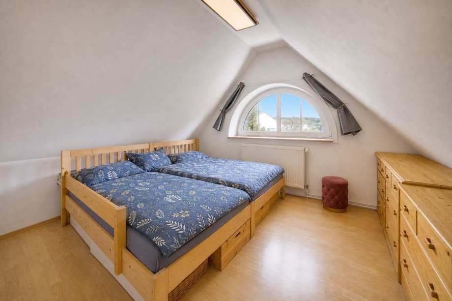 Schlafzimmer im DG Maisonettewohnung Potsdam