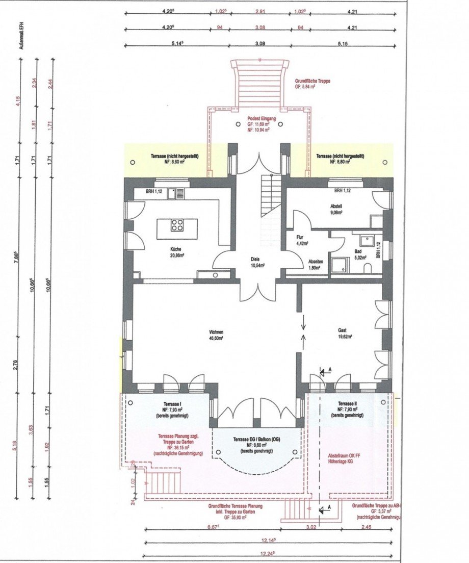 EG Grundriss Einfamilienhaus Falkensee