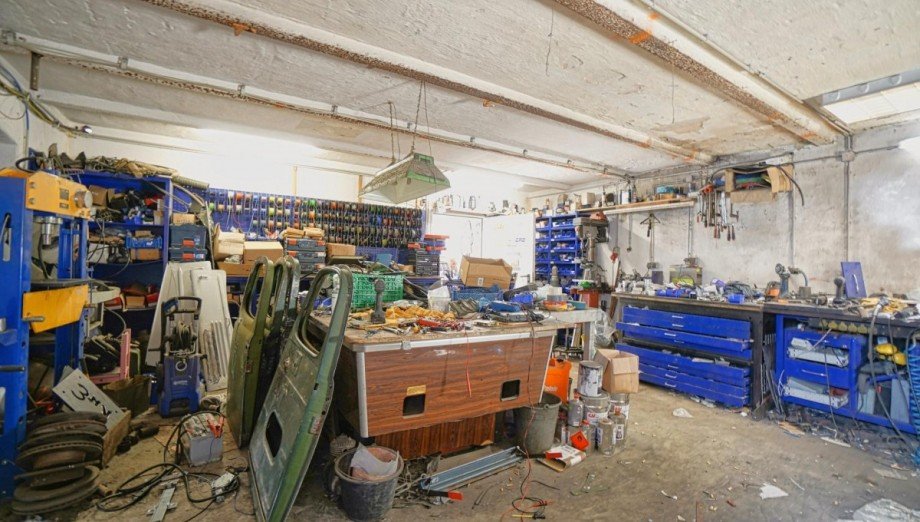 Seitengeb�ude, EG Werkstatt Bauernhaus Gr�fenhainichen