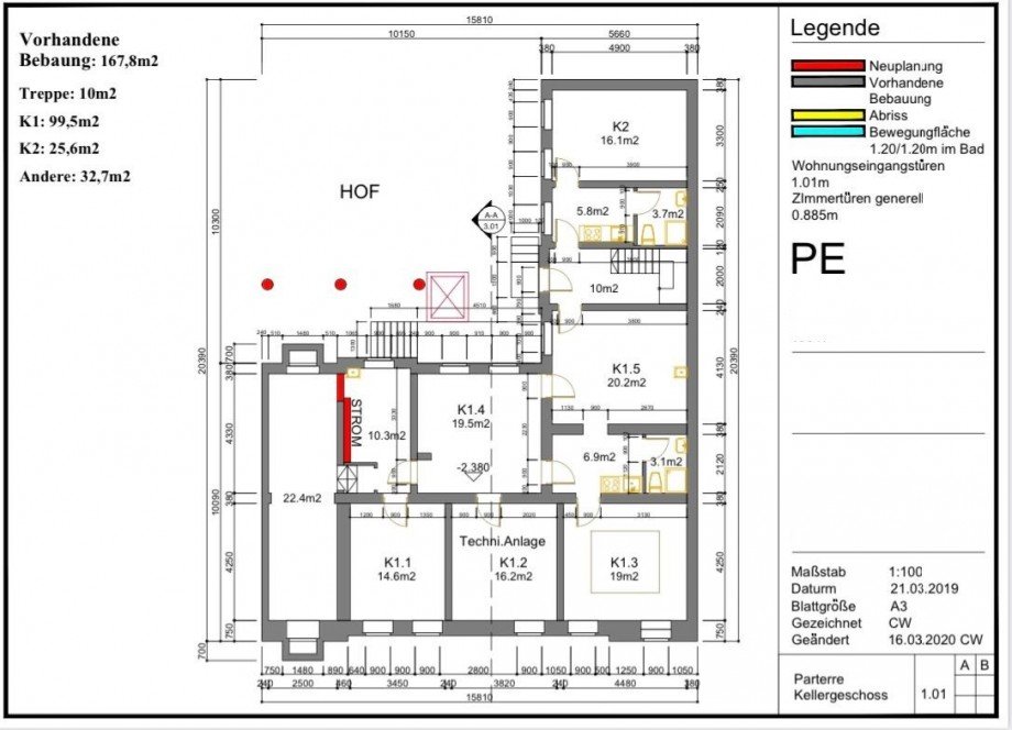 Keller / Bestand Mehrfamilienhaus Berlin