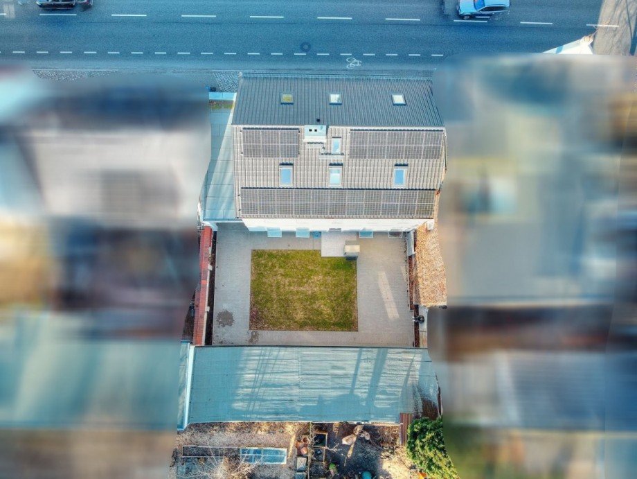 Draufsicht Zweifamilienhaus Potsdam