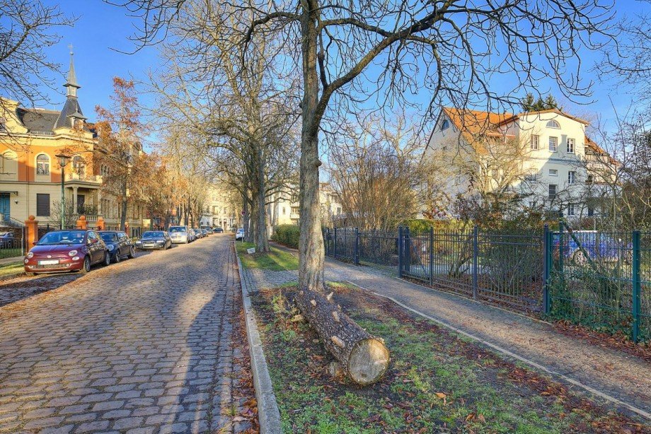 Blick in die Stra�e Maisonettewohnung Potsdam