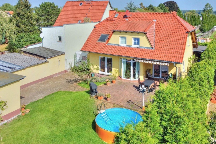 Gartenansicht Einfamilienhaus Werder (Havel)