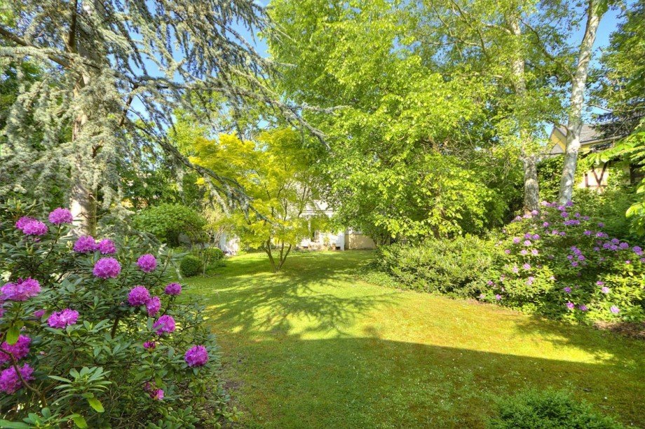 Blick in den Garten Mehrfamilienhaus Berlin