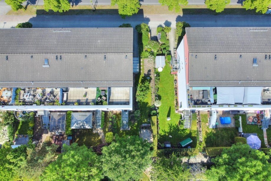 Hausansicht Terrassenwohnung Nuthetal
