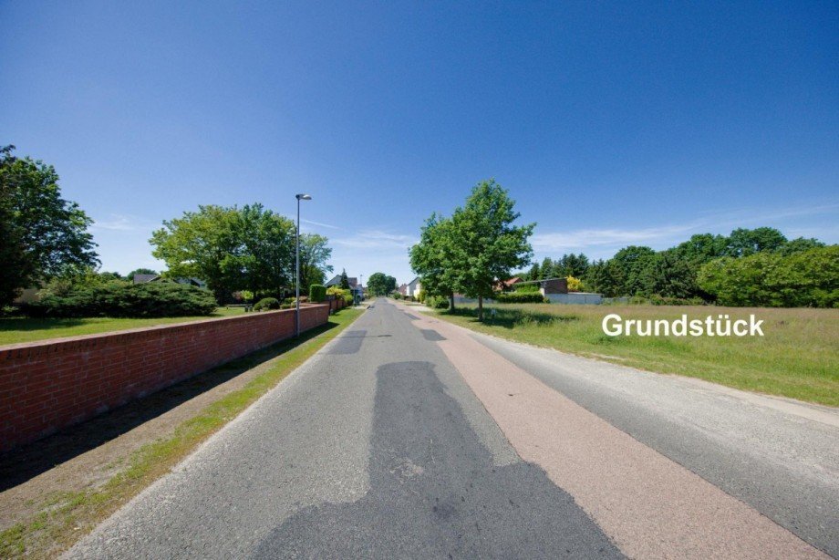 Blick zum Grundst�ck Wohngrundst�ck Kloster Lehnin