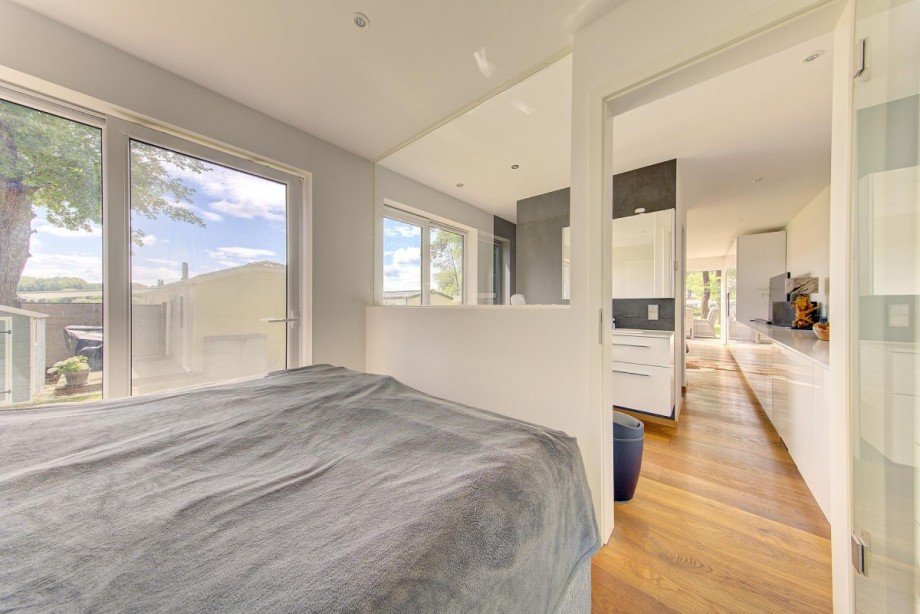 Schlafzimmer Bungalow Schwielowsee