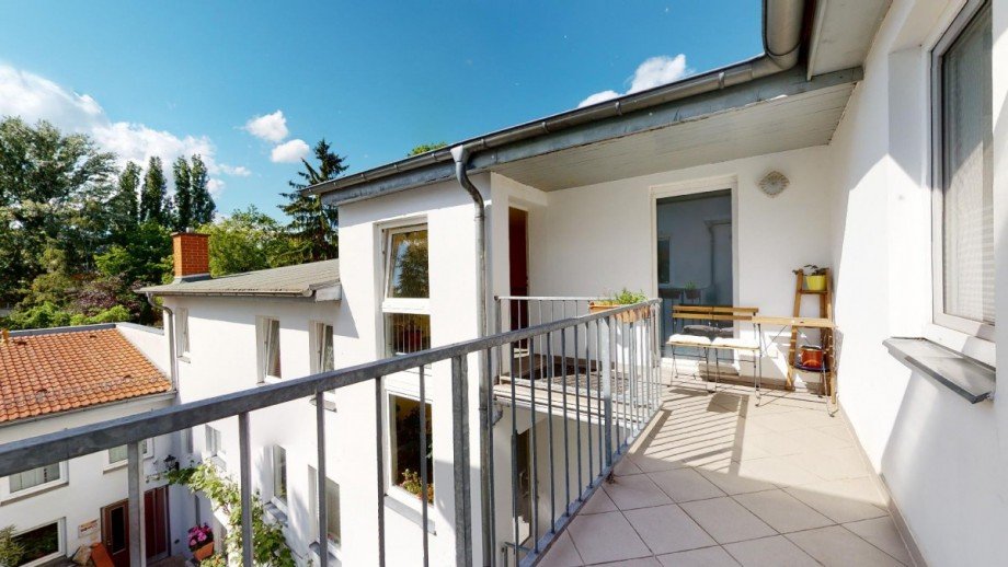 Laubengang Etagenwohnung Potsdam