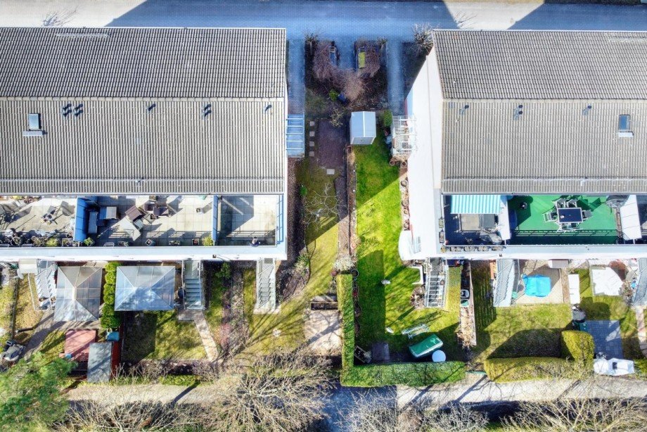 Hausansicht Terrassenwohnung Nuthetal