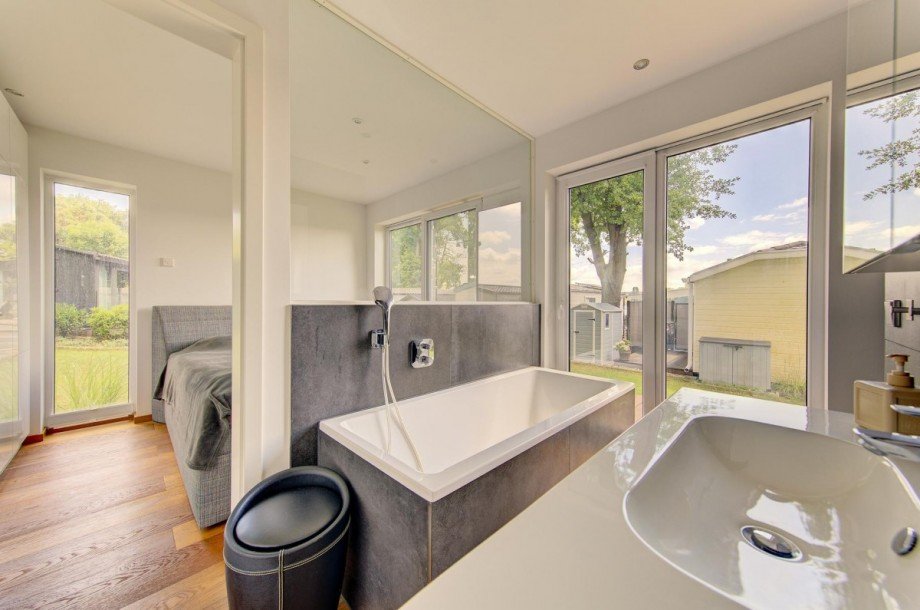 Badezimmer Bungalow Schwielowsee