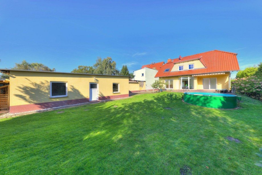 Garage Gartenansicht Einfamilienhaus Werder (Havel)