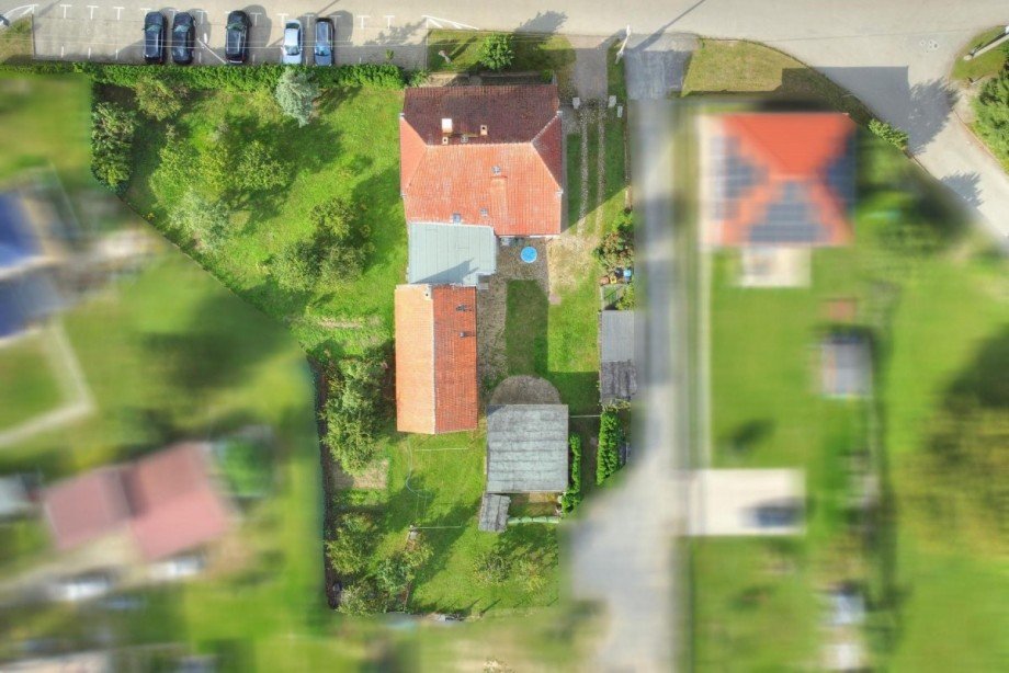 Draufsicht Mehrfamilienhaus Nauen