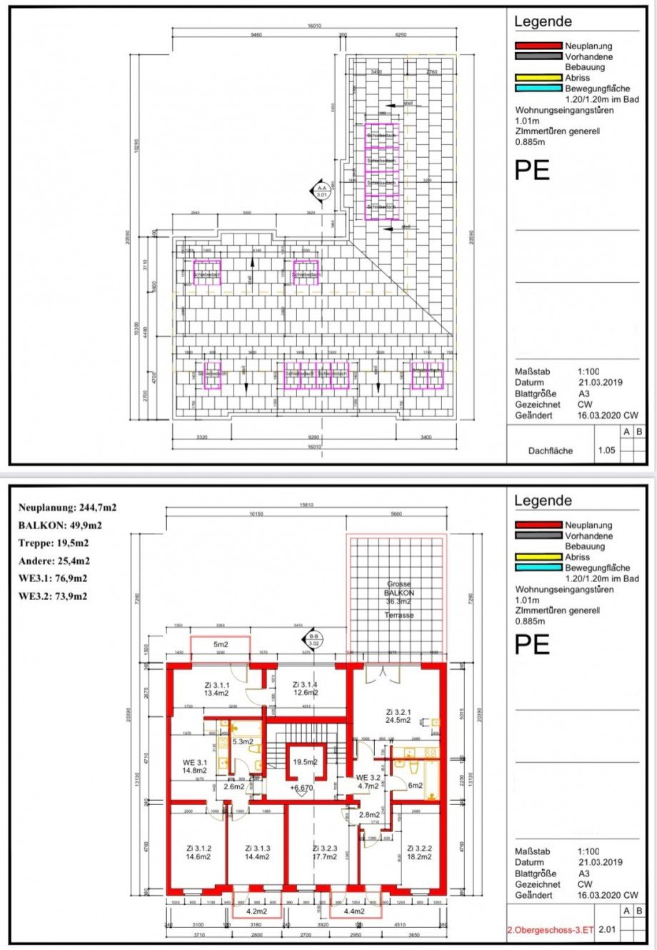 Projektion / Planung Mehrfamilienhaus Berlin