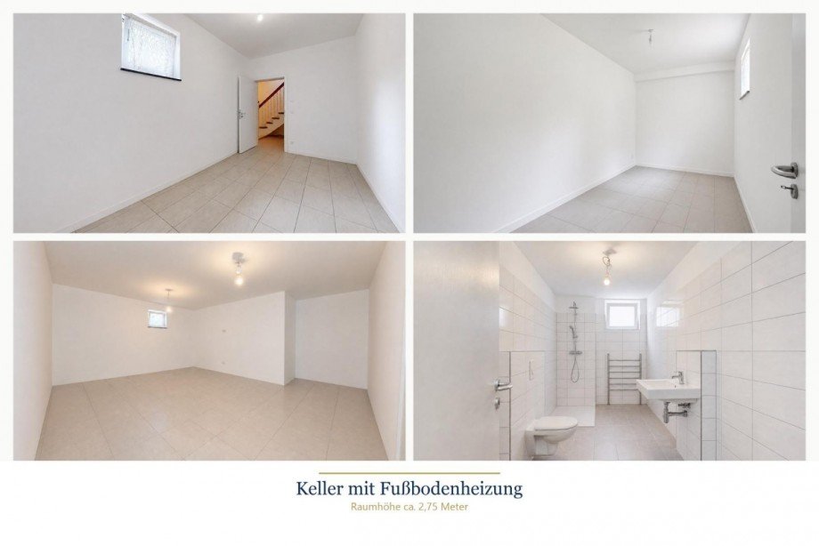 Keller mit Fu�bodenheizung Einfamilienhaus Falkensee