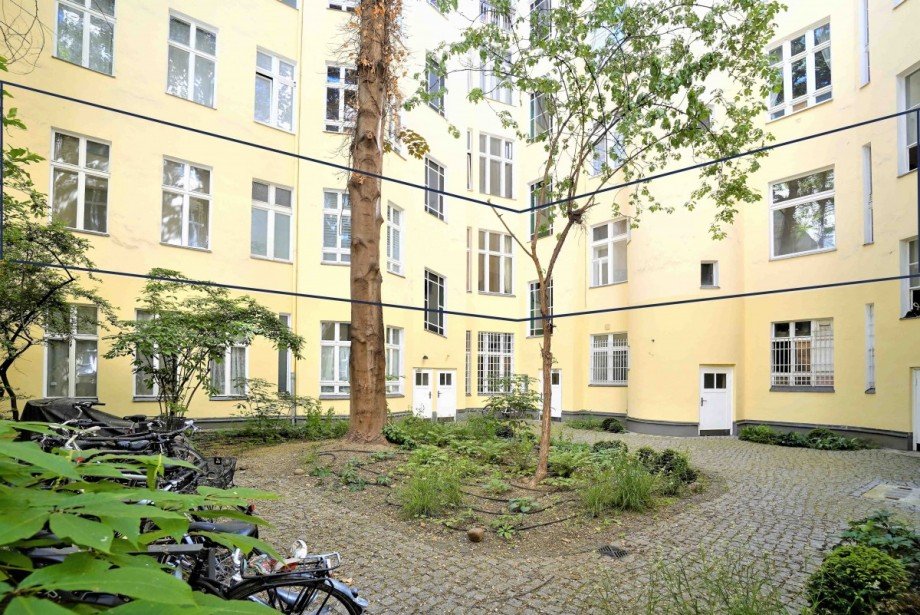 Wohnung blau markiert Etagenwohnung Berlin