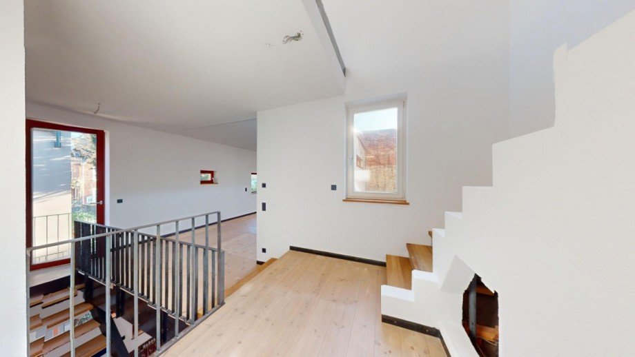 Blick zum Schlafzimmer, 1.OG Etagenwohnung Potsdam