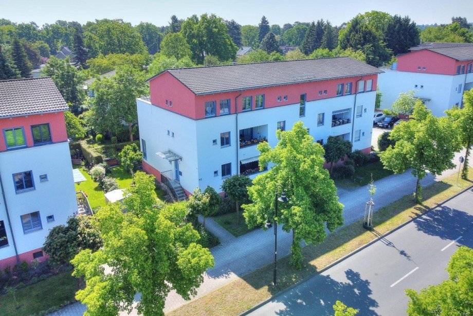 Hausansicht Terrassenwohnung Nuthetal