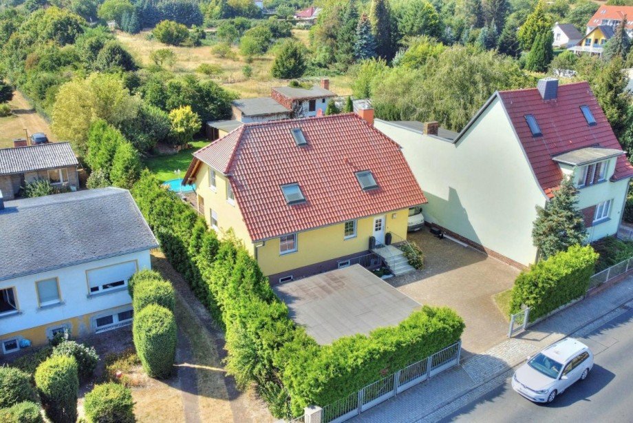 Stra�enansicht Einfamilienhaus Werder (Havel)