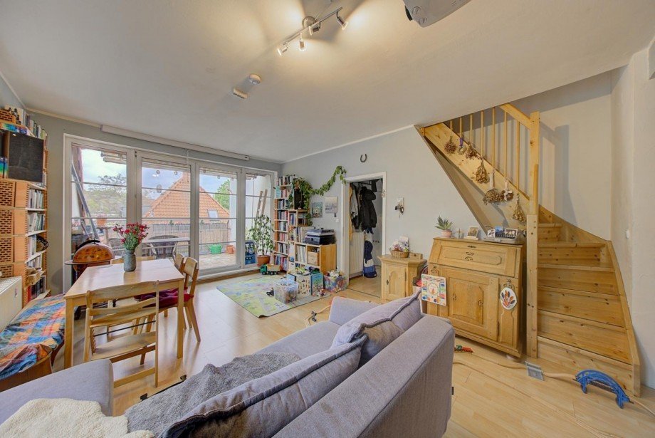 Wohnzimmer Maisonettewohnung Potsdam