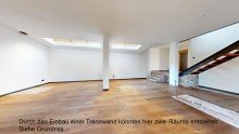 Wohnk�che und Wohnzimmer, EG Wohnen wie im eigenen Haus - Exklusive Architektenwohnung �ber drei Etagen mit Dach- & Gartenterrasse im Holl�ndischen Viertel