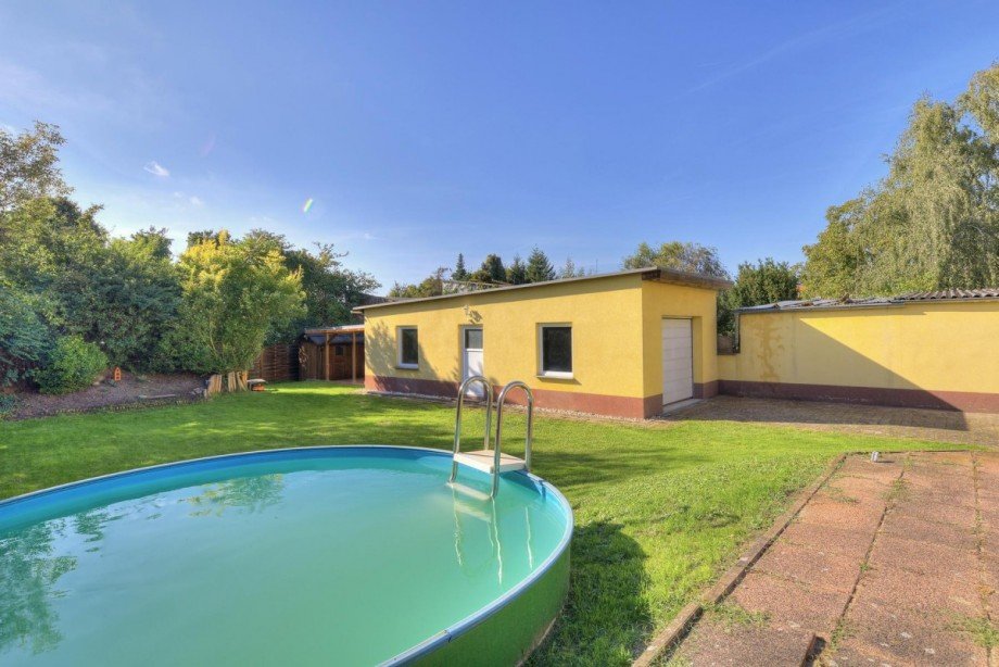 Garage Gartenansicht Einfamilienhaus Werder (Havel)