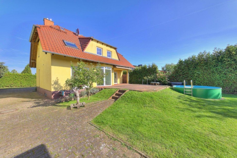 Gartenansicht Einfamilienhaus Werder (Havel)