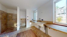 Masterbad, 1.OG Wohnen wie im eigenen Haus - Exklusive Architektenwohnung �ber drei Etagen mit Dach- & Gartenterrasse im Holl�ndischen Viertel