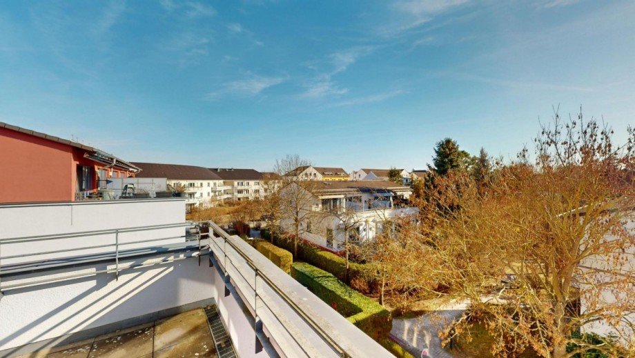 DG Terrasse Blick Terrassenwohnung Nuthetal