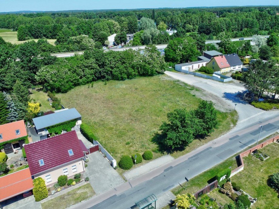 Blick zum Grundst�ck Wohngrundst�ck Kloster Lehnin