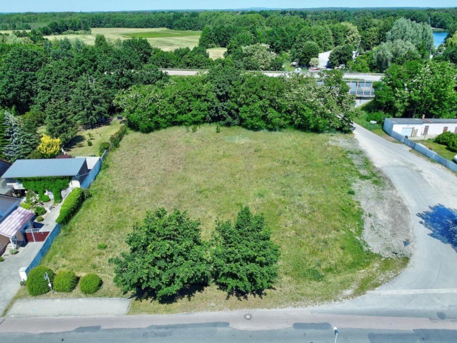 Blick zum Grundst�ck Wohngrundst�ck Kloster Lehnin