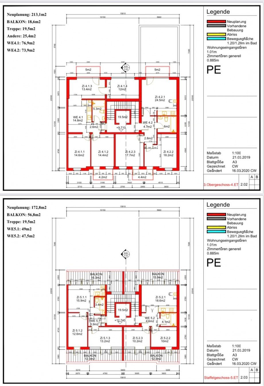 Projektion / Planung Mehrfamilienhaus Berlin